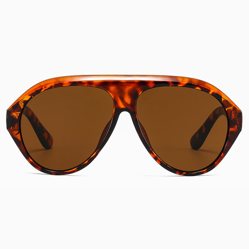 Hipster Oversized Frame Aviator Sunglasses
