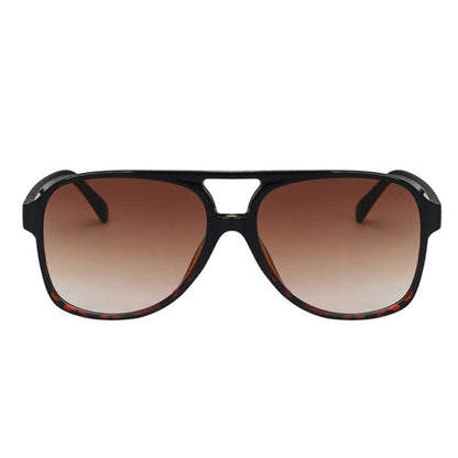 Double Bridges Fashion Aviator Sunglasses