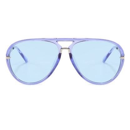 Double Bridges Fashion Aviator Sunglasses