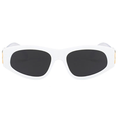 Classic Unisex 'B' Design Cat-Eye Sunglasses