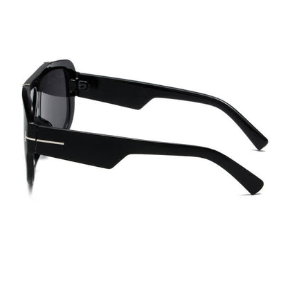 'T' Design Oversized Aviator Sunglasses