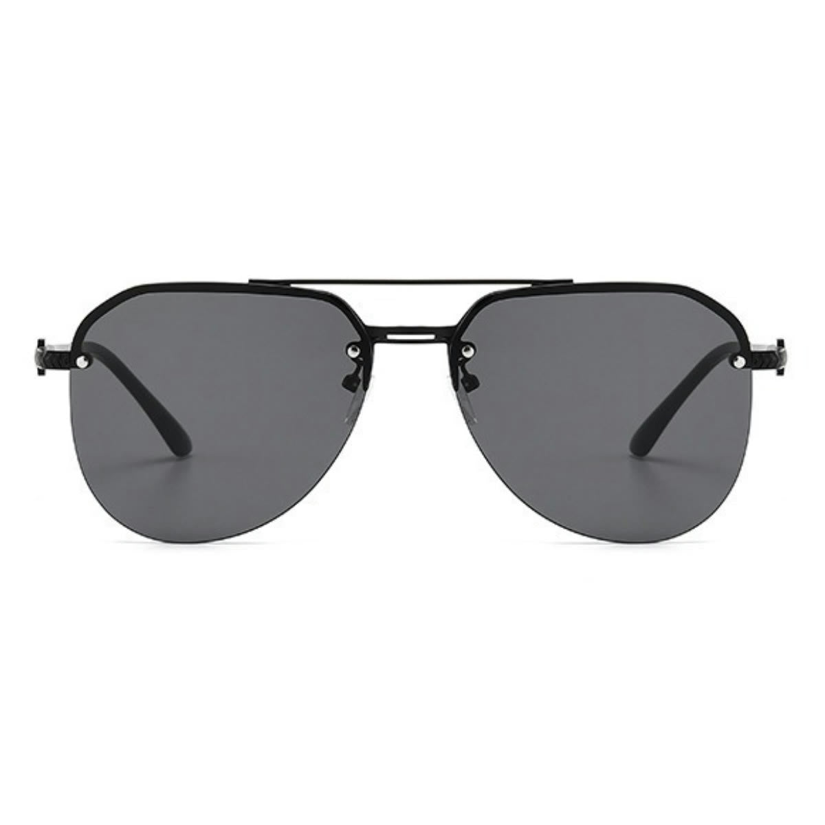 Aviator Frame Double Bridges Driving Sunglasses