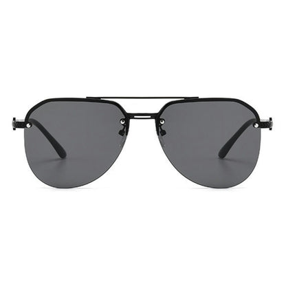 Aviator Frame Double Bridges Driving Sunglasses