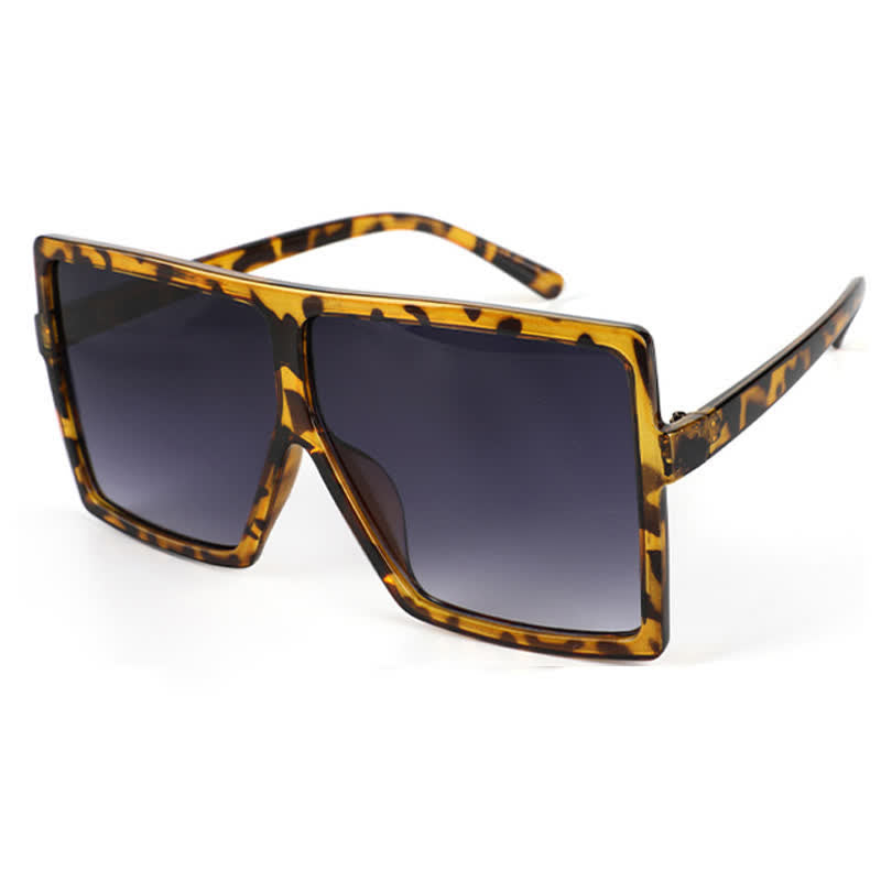 Square Oversized Frame Fashion Sunglasses