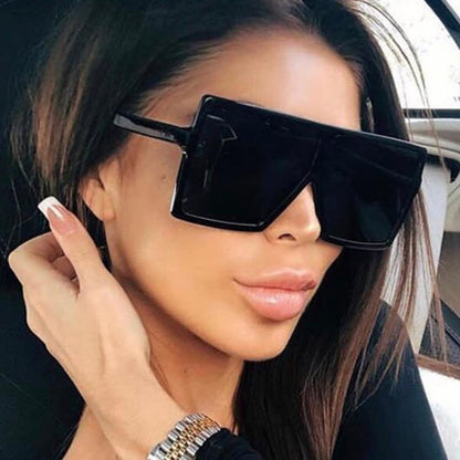 Square Oversized Frame Fashion Sunglasses