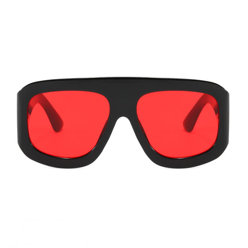 Oversized Square Frame Hipster Sunglasses