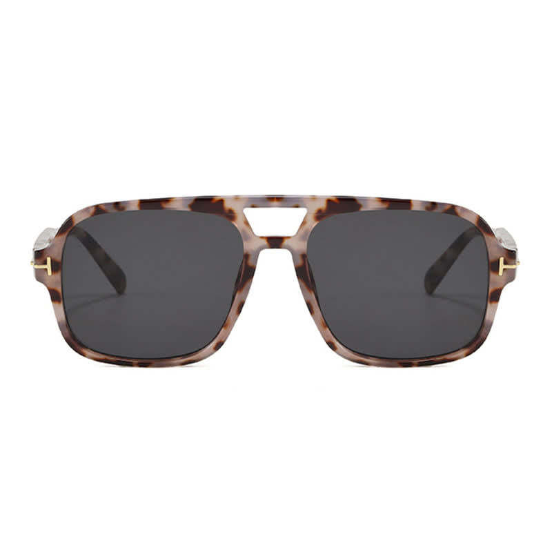 Double Bridges Retro-Vintage Aviator Sunglasses