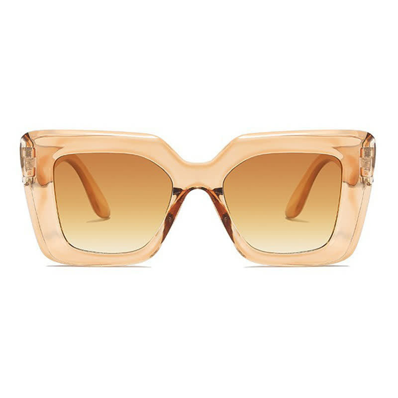 Simple Oversized Square Frame Fashion Sunglasses