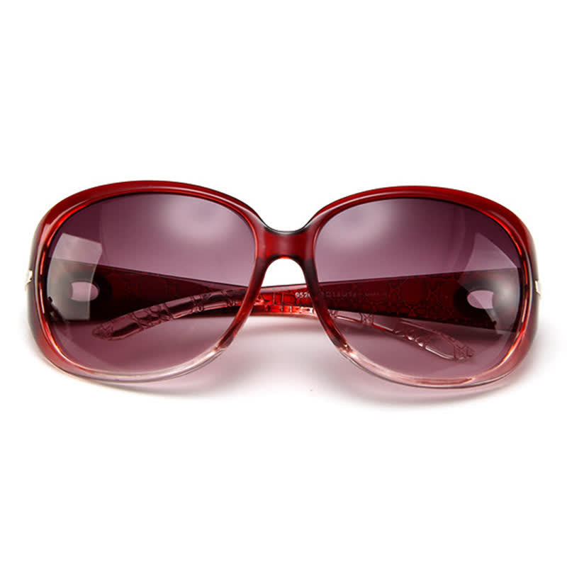 Vintage Oversized Square Frame Sunglasses