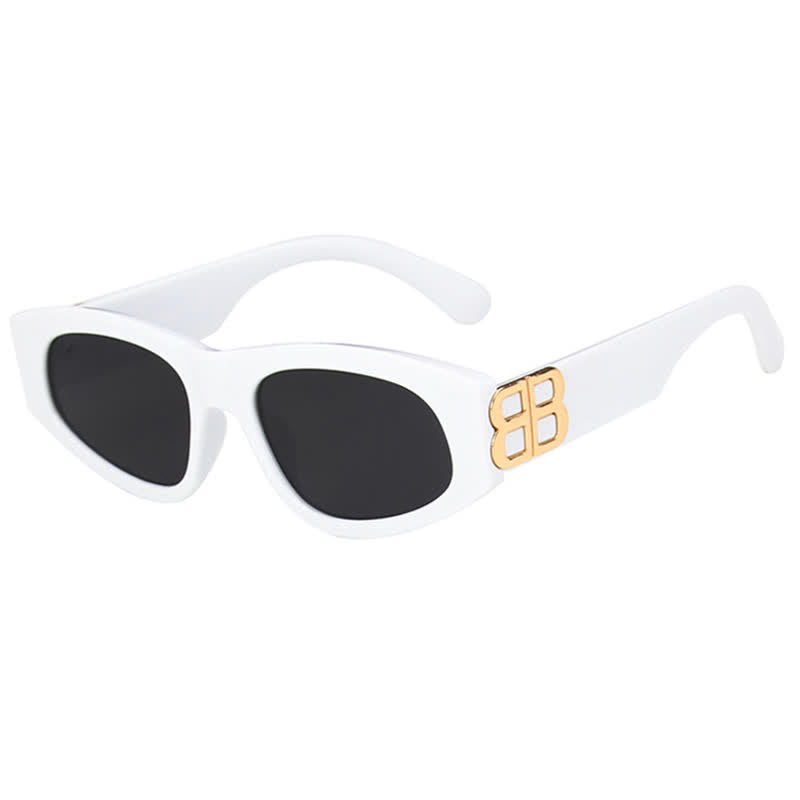 Classic Unisex 'B' Design Cat-Eye Sunglasses