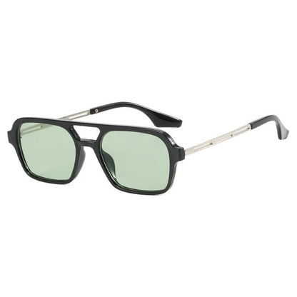 Double Bridges Retro Aviator Sunglasses