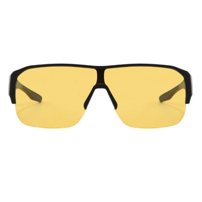 Fit Over Glasses Semi-Rimless Polarized Sunglasses for Sports&Driving