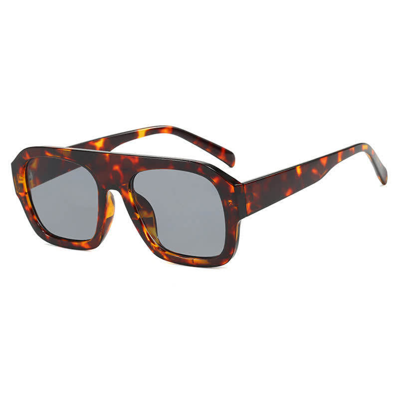 Square Large Frame Trendy Sunglasses