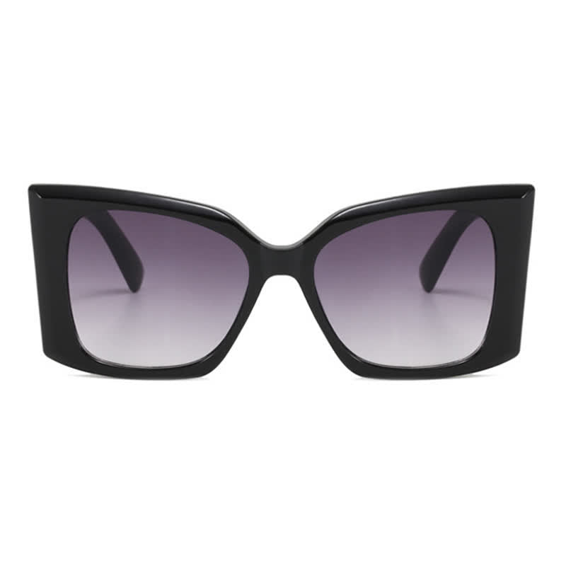 Fashion Square Frame Oversized Thick Sunglasses