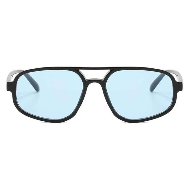 Double Bridges Vintage Aviator Sunglasses