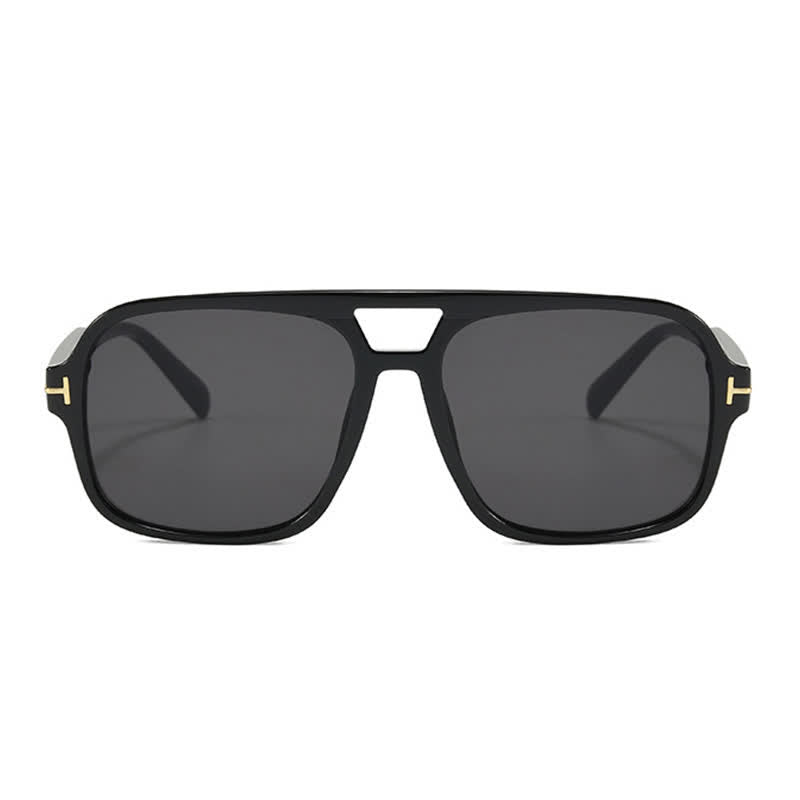 Double Bridges Retro-Vintage Aviator Sunglasses