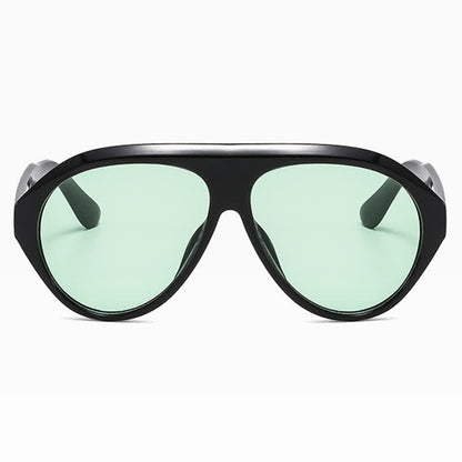 Hipster Oversized Frame Aviator Sunglasses