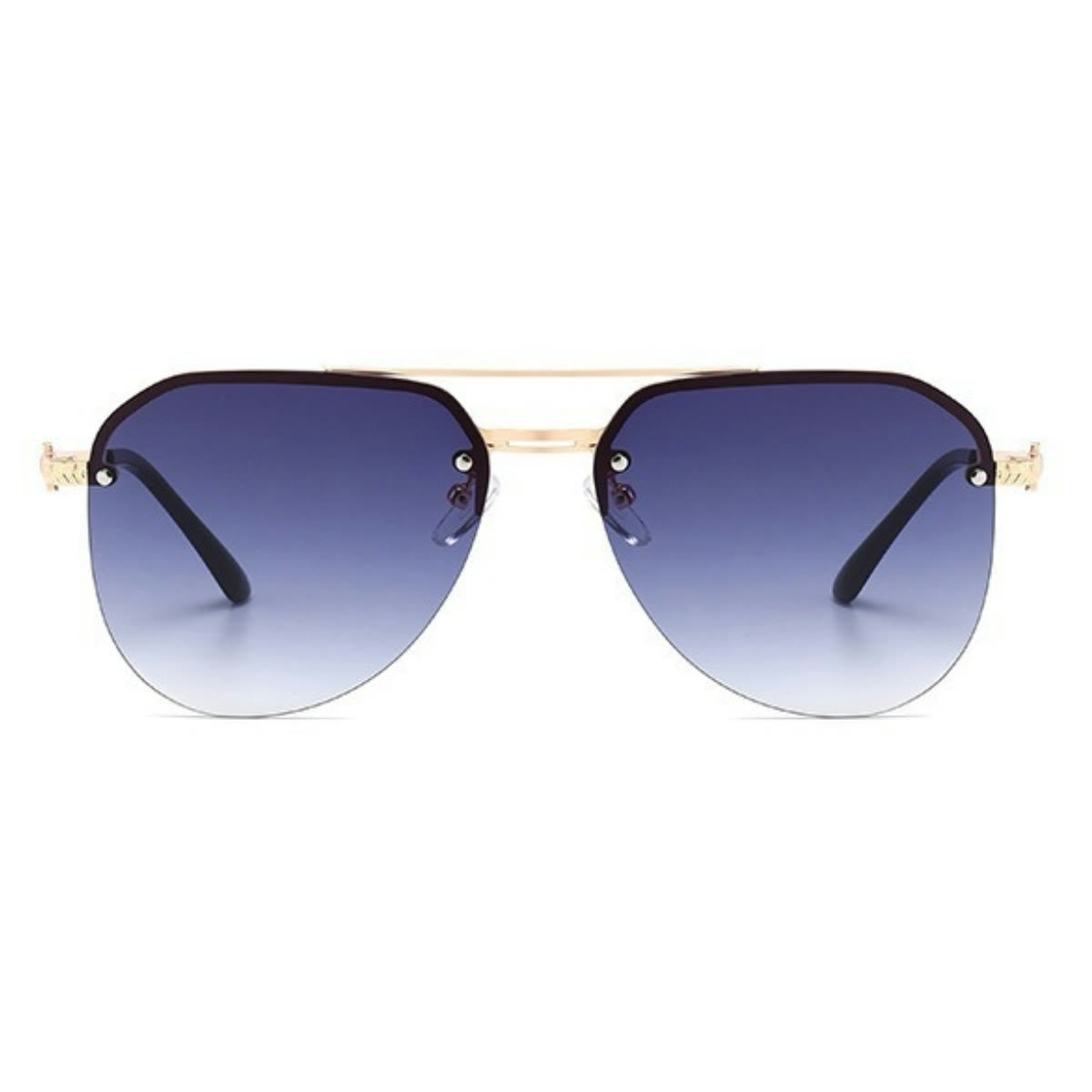 Aviator Frame Double Bridges Driving Sunglasses