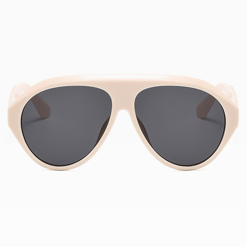 Hipster Oversized Frame Aviator Sunglasses