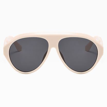 Hipster Oversized Frame Aviator Sunglasses