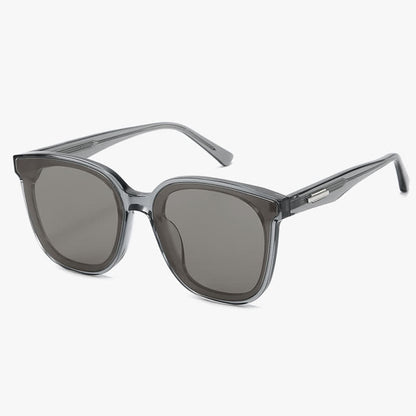 Chic Square Frame Sunglasses with Nylon Lenses