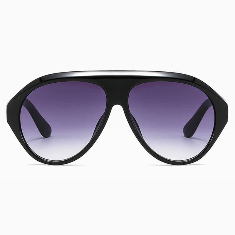 Hipster Oversized Frame Aviator Sunglasses