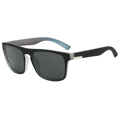 Simple Polarized Square Frame Trendy Sunglasses for Outdoor Activities