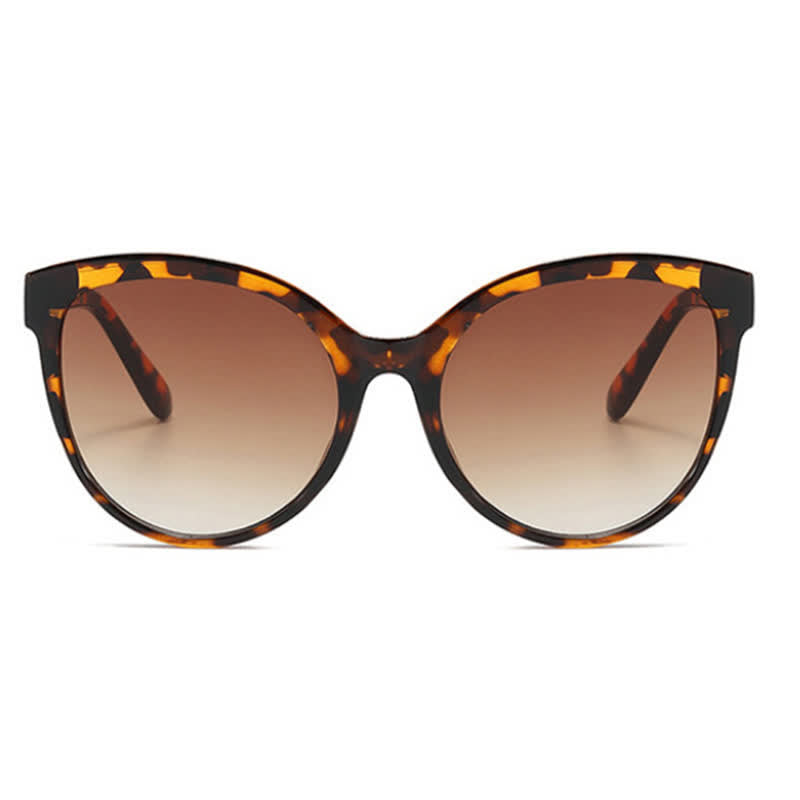 Cat-Eye Oversized Frame Hipster Sunglasses