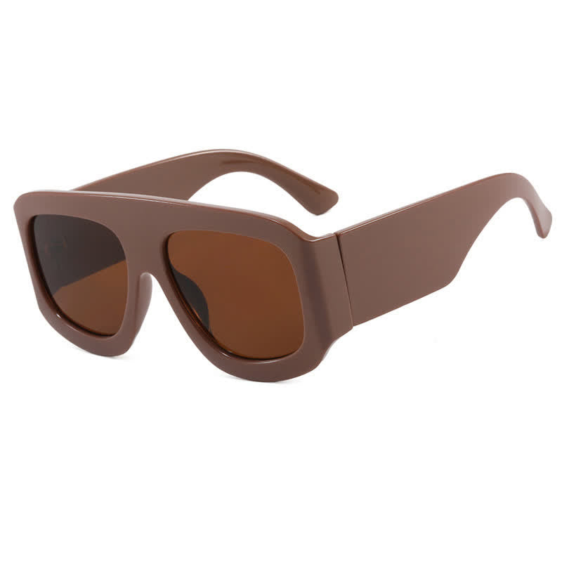 Oversized Square Frame Hipster Sunglasses