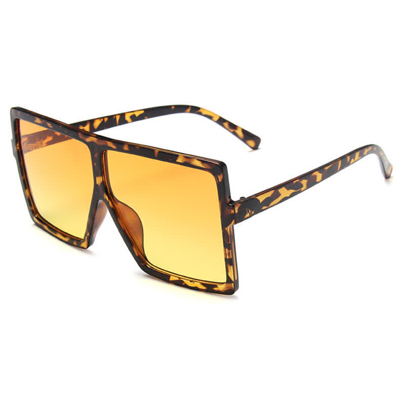 Square Oversized Frame Fashion Sunglasses