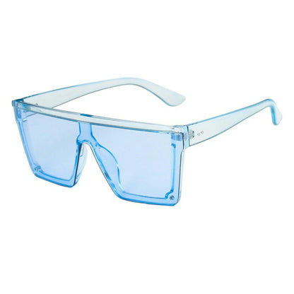Trendy Large Frame One-piece Street Style Driving Retro Sunglasses