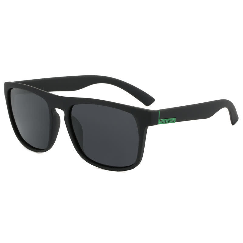 Simple Polarized Square Frame Trendy Sunglasses for Outdoor Activities