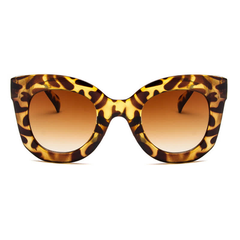 Vintage Square Frame Oversized Sunglasses