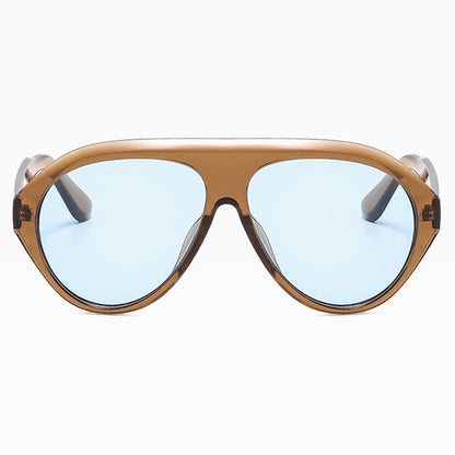 Hipster Oversized Frame Aviator Sunglasses