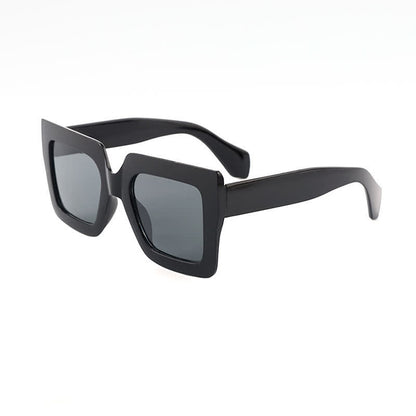 Oversized Square Frame Fashion Thick Sunglasses