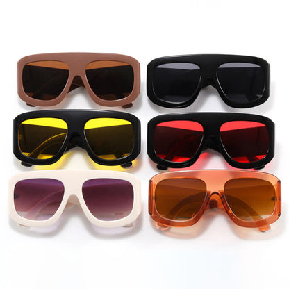 Oversized Square Frame Hipster Sunglasses