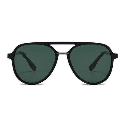 Double Bridges Polarized Aviator Sunglasses