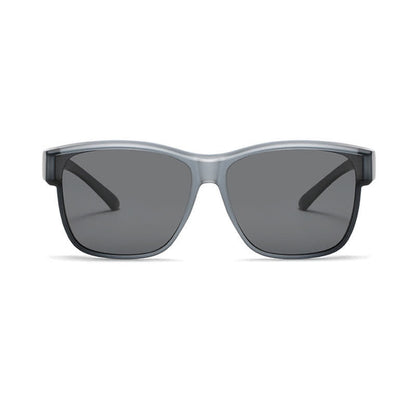 Fit Over Glasses Square Frame Polarized Sunglasses