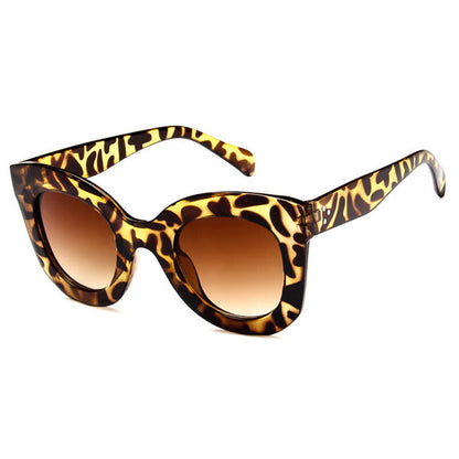 Vintage Square Frame Oversized Sunglasses