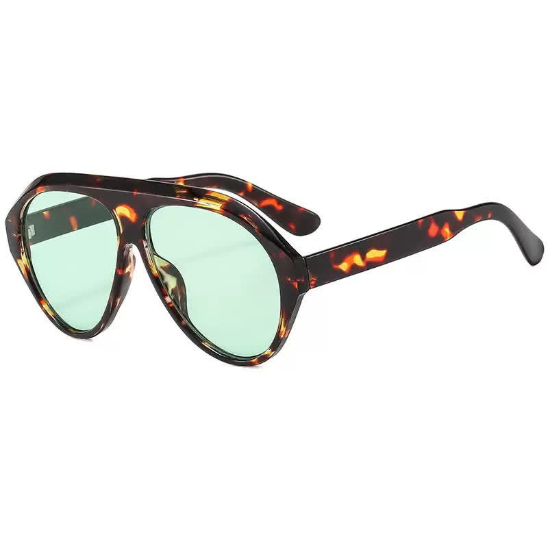 Hipster Oversized Frame Aviator Sunglasses