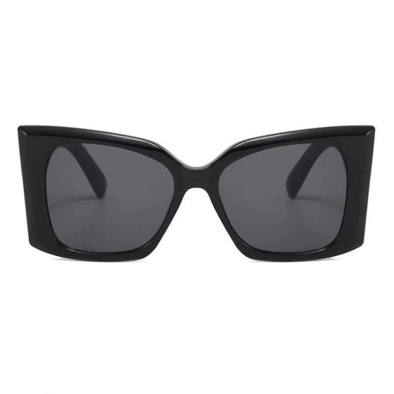 Fashion Square Frame Oversized Thick Sunglasses