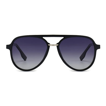 Double Bridges Polarized Aviator Sunglasses