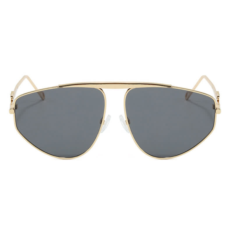 Hollow-out Irregular Aviator Sunglasses
