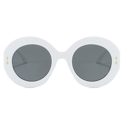 Simple Oversized Round Frame Trendy Sunglasses