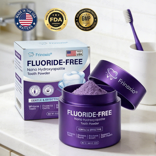 ✅Official Store |🗽Frinoxio® Fluoride-Free Nano Hydroxyapatite Tooth Powder 👨‍⚕️ (Treats periodontitis and oral ulcers, cleans tartar, and repairs receding gums)