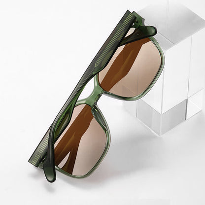 Hipster Unisex Square Frame Polarized Sunglasses