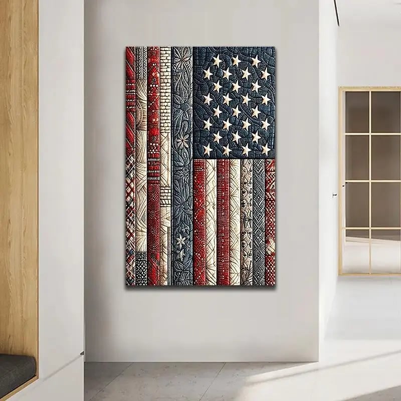 Beginner-Friendly!💎🇺🇸 American Flag DIY 5D Diamond Painting Kit❤️(✨Buy 2 Free Shipping)