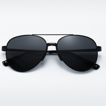 Double Bridges Hipster Polarized Photochromic Aviator Sunglasses