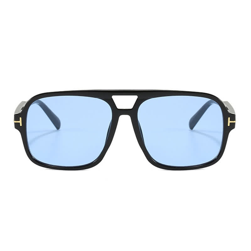 Double Bridges Retro-Vintage Aviator Sunglasses