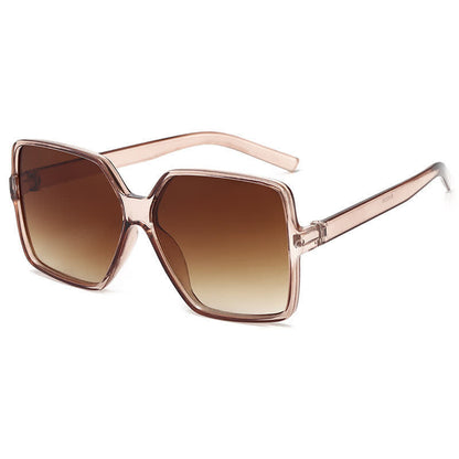 Square Frame Vintage Oversized Sunglasses